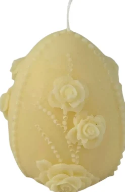 Puttipaja Soijavahakynttilä Muna vaaleankeltainen
