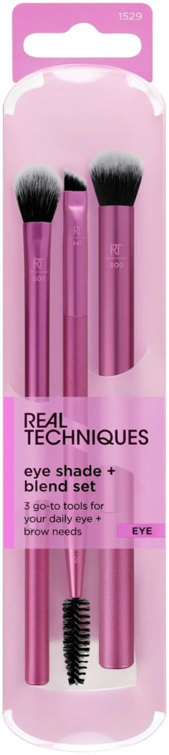 Real Techniques Eye Shade + Blend - luomivärisivellintrio