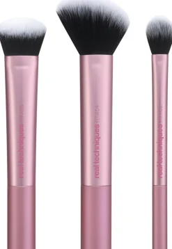 Real Techniques Peak Cheek 3 Piece Brush Set -meikkisivellinsetti