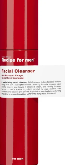 Recipe for Men Facial Cleanser kasvojenpuhdistusgeeli 100 ml