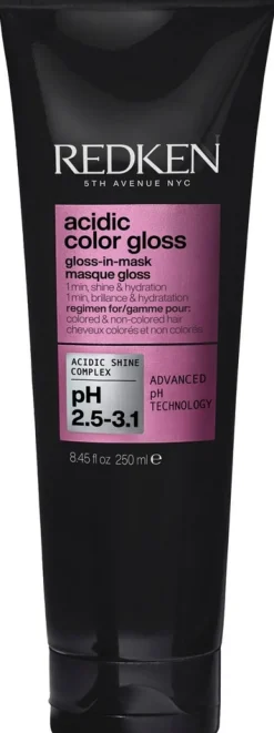 Redken Acidic Color Gloss 1-min Liquid Shine Mask hiusnaamio 250ml. Tehokasta kiiltoa ja kosteutusta antava hiusnaamio .