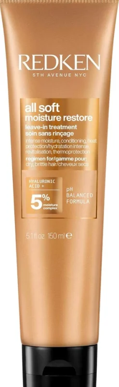 Redken All Soft Moisture Restore Leave-in hoitoaine 150 ml