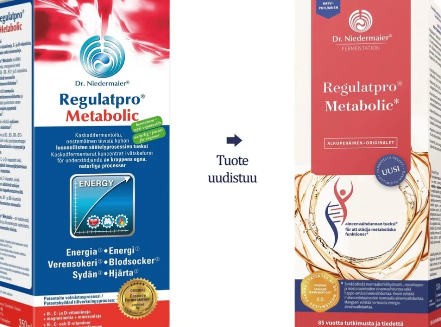 Regulatpro Metabolic kasvijuomatiiviste ravintolisä 350 ml