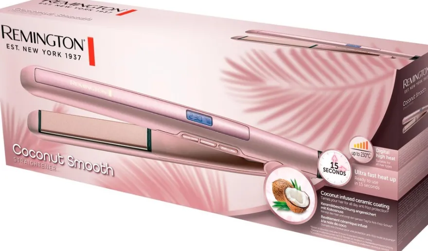 Remington suoristusrauta Coconut Smooth S5901
