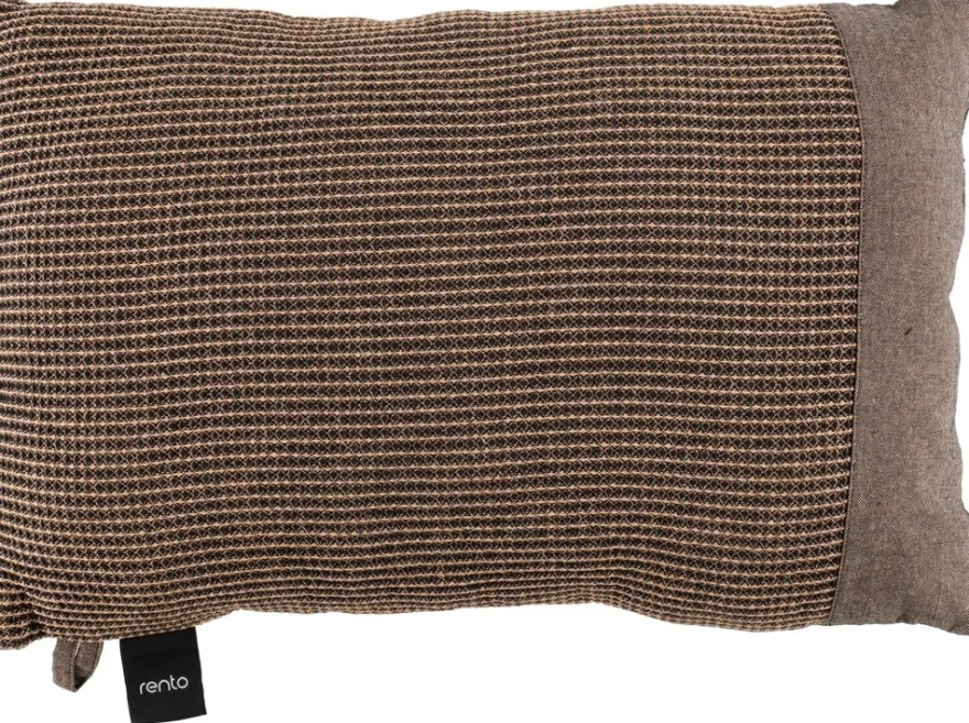 Rento Kenno saunatyyny XL 50x33 cm musta/beige