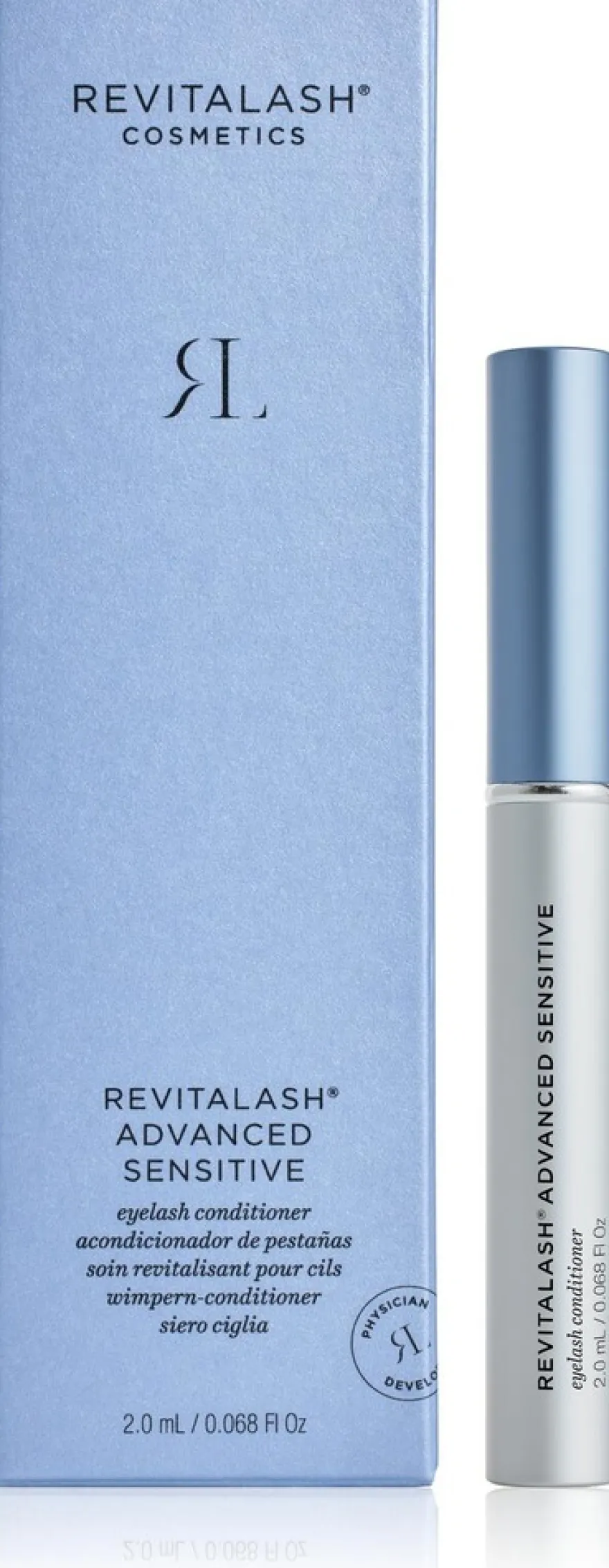 RevitaLash Advanced Sensitive ripsien hoitoaine herkille silmille 2ml
