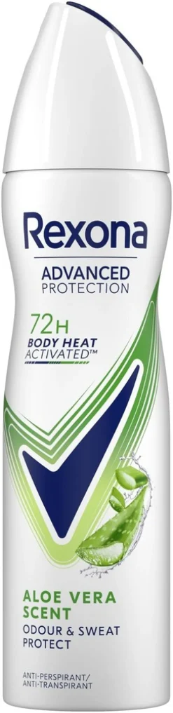 Rexona Advanced Protection Aloe Vera Antiperspirantti Spray Tehokas deodorantti naisille 150 ml