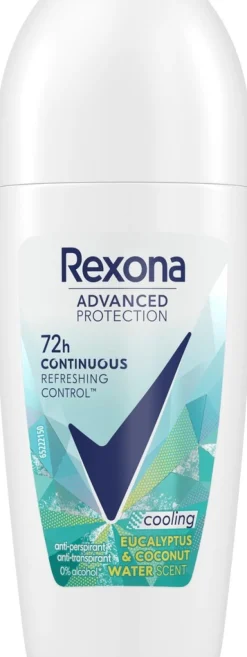 Rexona 72h Advanced Protection Eucalyptus & Coconut Water antiperspirantti deodorantti roll-on 50 ml