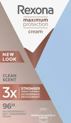 Rexona Maximum Protection Clean Scent Antiperspirantti Deodorantti Stick 96 h suoja 45 ml