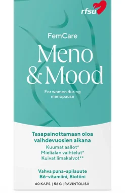 RFSU Meno & Mood 60 kpl Ravintolisä vaihdevuosioireisiin