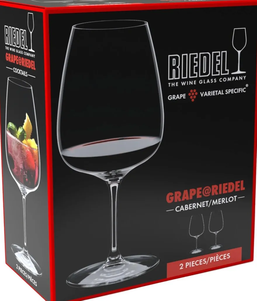Riedel Grape@Riedel Cabernet/Merlot/Cocktail punaviinilasi 2 kpl