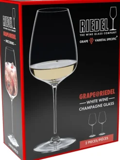 Riedel Grape@Riedel White Wine/Champagne Glass/Rosé/Spritz Drinks valkoviinilasi 2 kpl