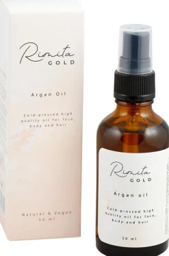 RimitaGold Arganöljy 50 ml, kylmäpuristettu neitsytöljy kasvoille, vartalolle ja hiuksille