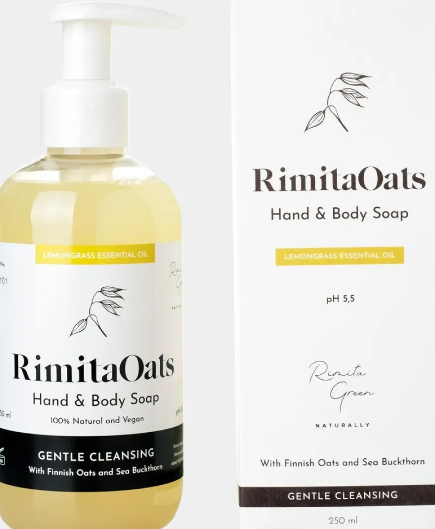 RimitaOats käsi- ja vartalosaippua 250 ml