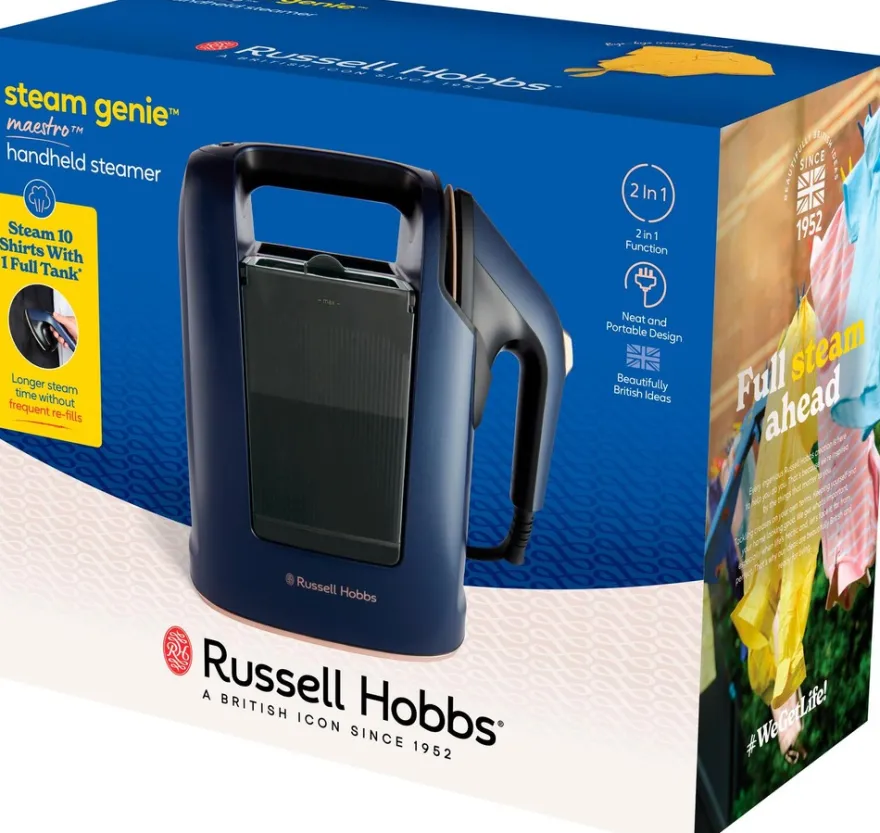 Russell Hobbs vaatehöyrystin Steam Genie Maestro 2-in-1 27600-56