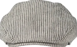 Salon Eero Gen Linen Stripe flat cap lakki