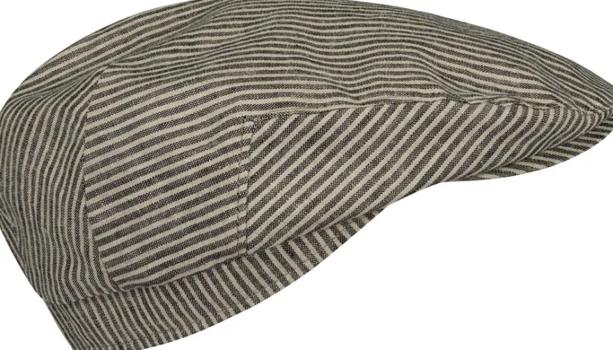 Salon Eero Gen Linen Stripe flat cap lakki