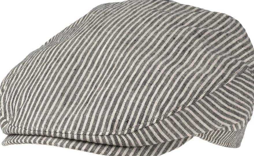 Salon Eero Gen Linen Stripe flat cap lakki