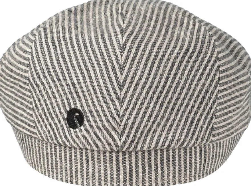 Salon Eero Gen Linen Stripe flat cap lakki
