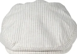 Salon Eero Gen Linen Stripe flat cap lakki