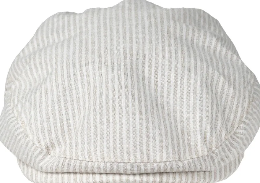 Salon Eero Gen Linen Stripe flat cap lakki