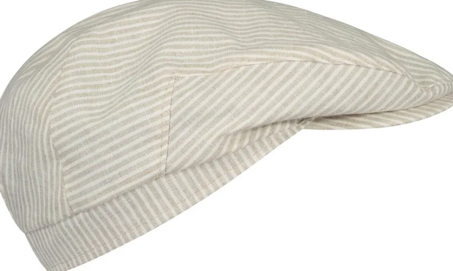 Salon Eero Gen Linen Stripe flat cap lakki