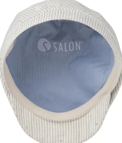 Salon Eero Gen Linen Stripe flat cap lakki