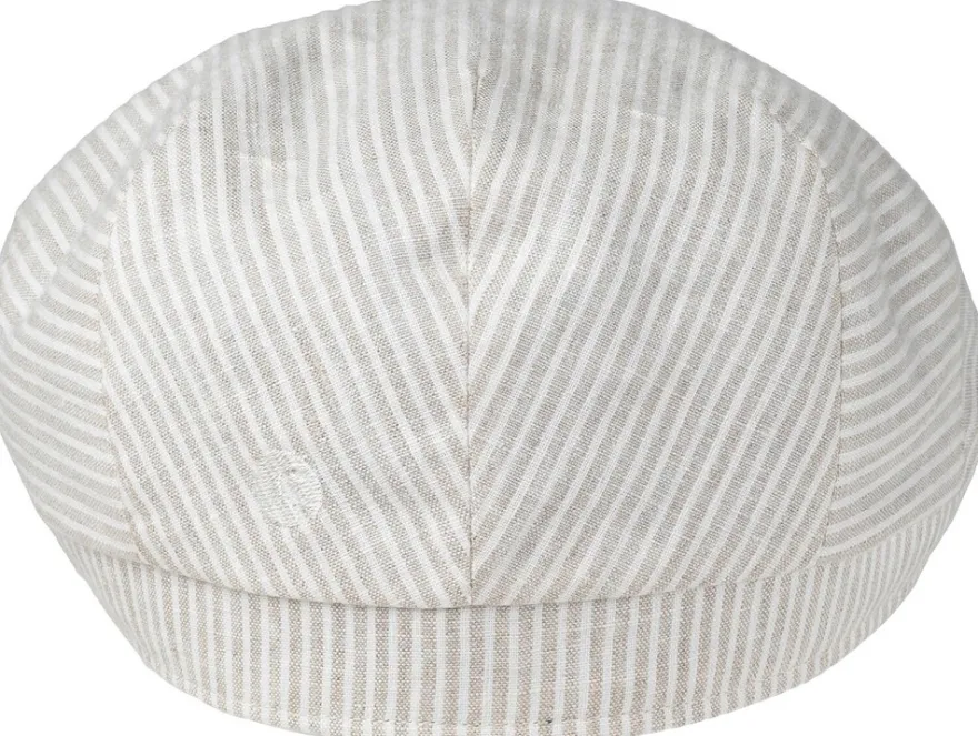 Salon Eero Gen Linen Stripe flat cap lakki