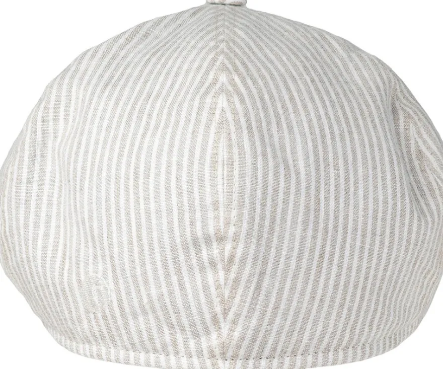 Salon Rocky Gen Linen Stripe flat cap lakki