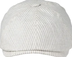 Salon Rocky Gen Linen Stripe flat cap lakki