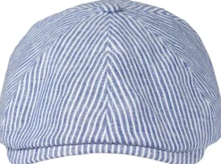 Salon Rocky Gen Linen Stripe flat cap lakki