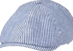Salon Rocky Gen Linen Stripe flat cap lakki