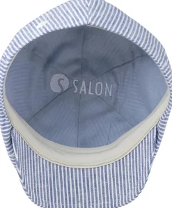 Salon Rocky Gen Linen Stripe flat cap lakki