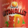 Sana-sol Vitanallet D-vitamiini 10µg Mansikka/vadelma 60kpl