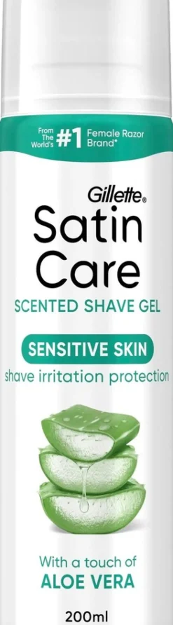 Satin Care Sensitive Aloe Vera Glide 200ml ihokarvanajogeeli