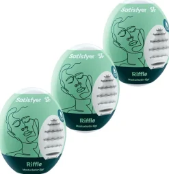 Satisfyer Masturbator Riffle Egg 3 kpl
