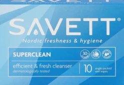 Savett Superclean kosteuspyyhe 10kpl