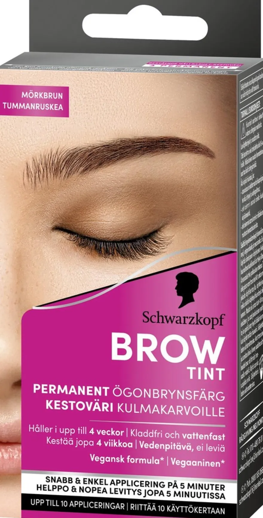 Schwarzkopf Brow Tint kulmaväri Dark Brown