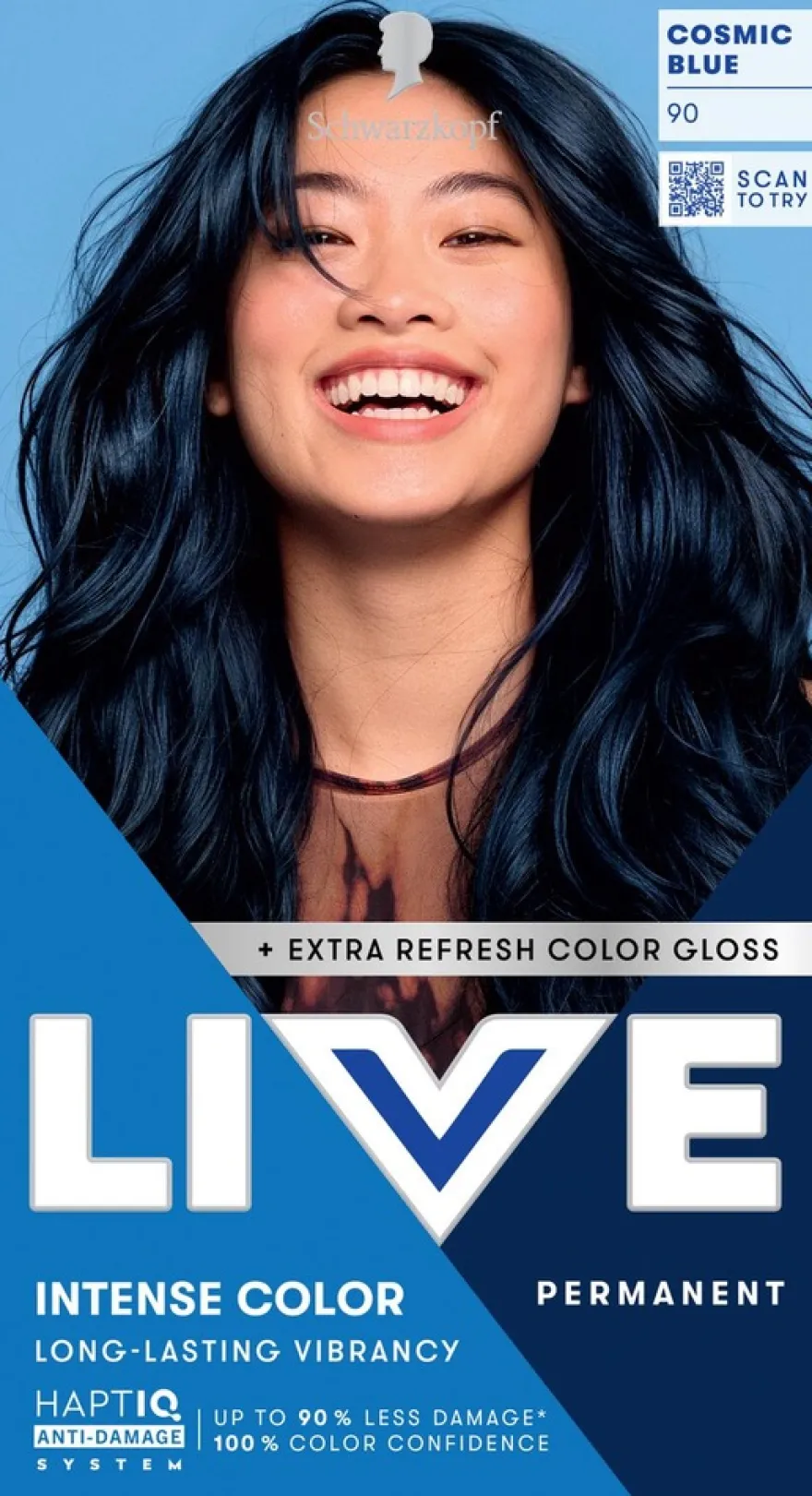 Schwarzkopf LIVE 90 Cosmic Blue