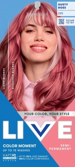Schwarzkopf LIVE UB 025 Dusty Rose