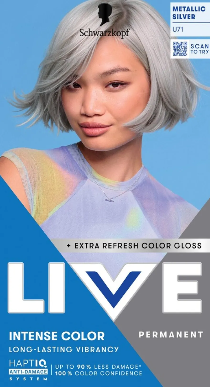 Schwarzkopf LIVE U71 Metallic Silver