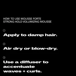 Sebastian Professional Mousse Forte Strong Hold Volumizing Mousse 200ml