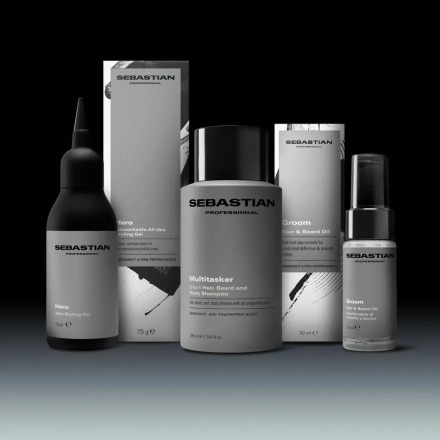 Sebastian Professional Multitasker for Men 3-in-1 Hair, Beard and Body Shampoo 280ml
