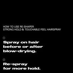 Sebastian Professional Reshaper Strong Hold & Touchable Feel Hairspray 75ml