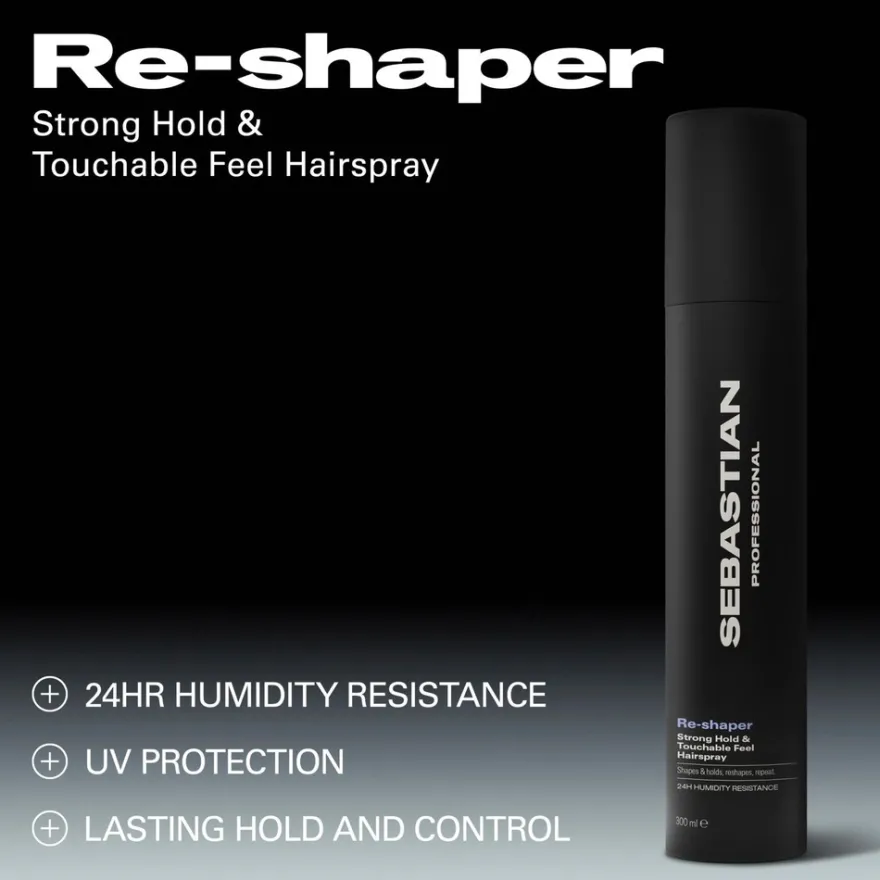 Sebastian Professional Reshaper Strong Hold & Touchable Feel Hairspray 300ml