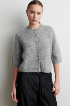 Second Female neuletakki Andrea Knit Rib