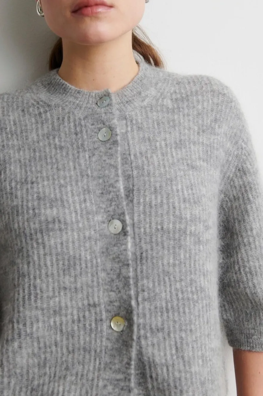 Second Female neuletakki Andrea Knit Rib