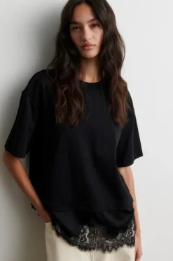 Second Female t-paita Vaccara Lace Tee