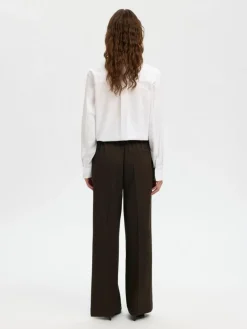 Selected Femme leveälahkeiset housut Emma-Tara