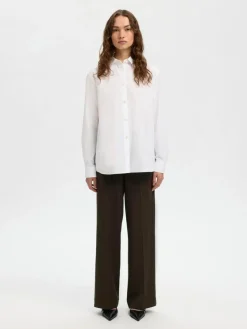 Selected Femme leveälahkeiset housut Emma-Tara